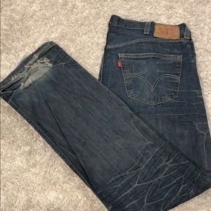 Mens Levis 501 Jeans 38x32